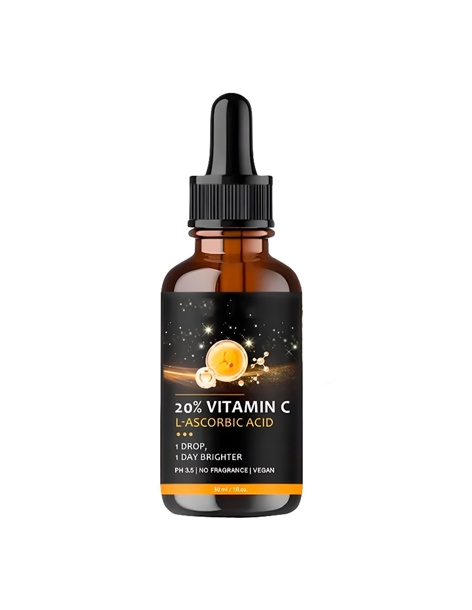 Set de sérum facial vitamina c ácido l-ascórbico antioxidante Generica todo tipo piel