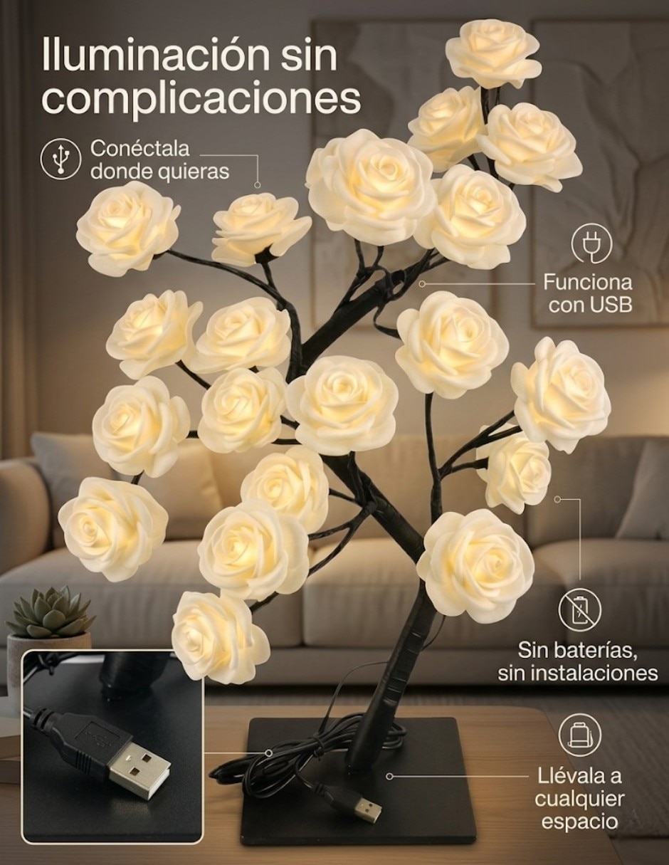 Lámpara de mesa led 5