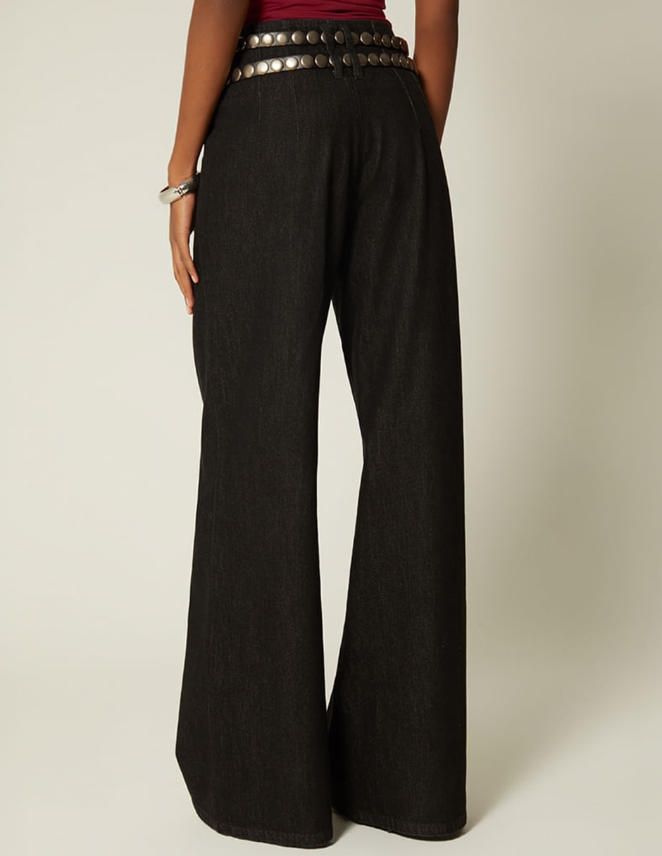 Jeans coulotte palazzo para mujer 4