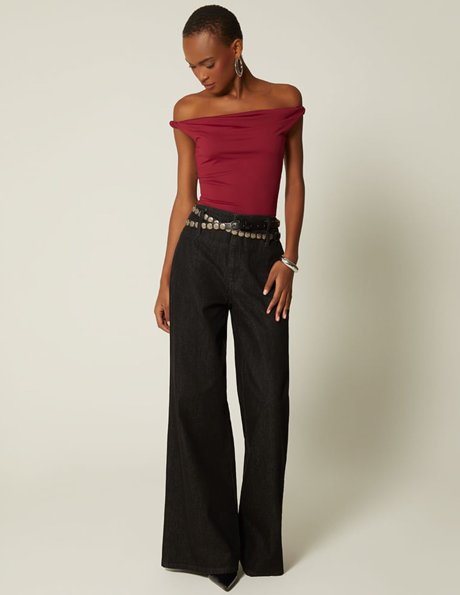 Jeans coulotte palazzo para mujer 5