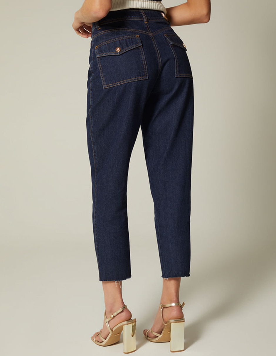 Jeans capri straight Studio F para mujer