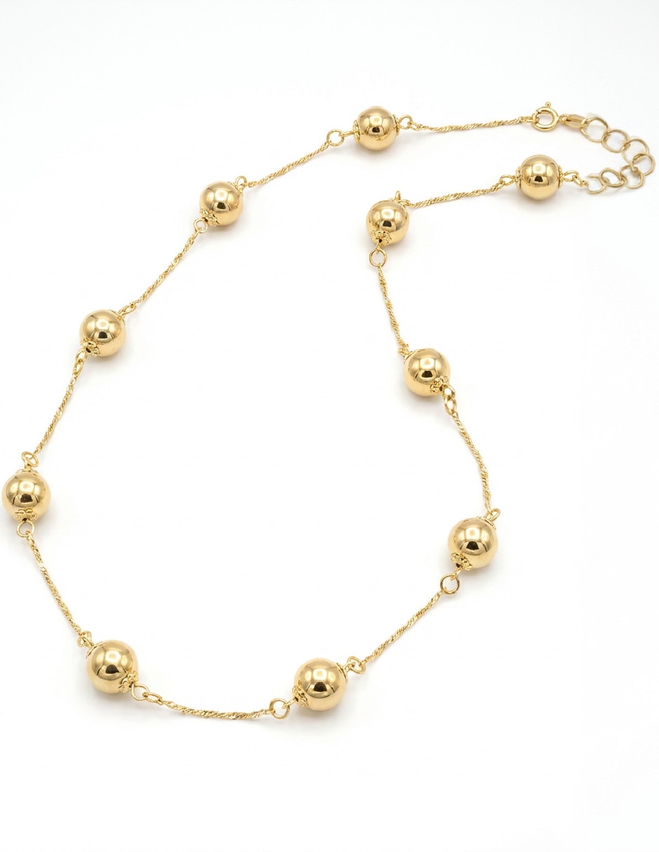 Collar de oro laminado 18k 3