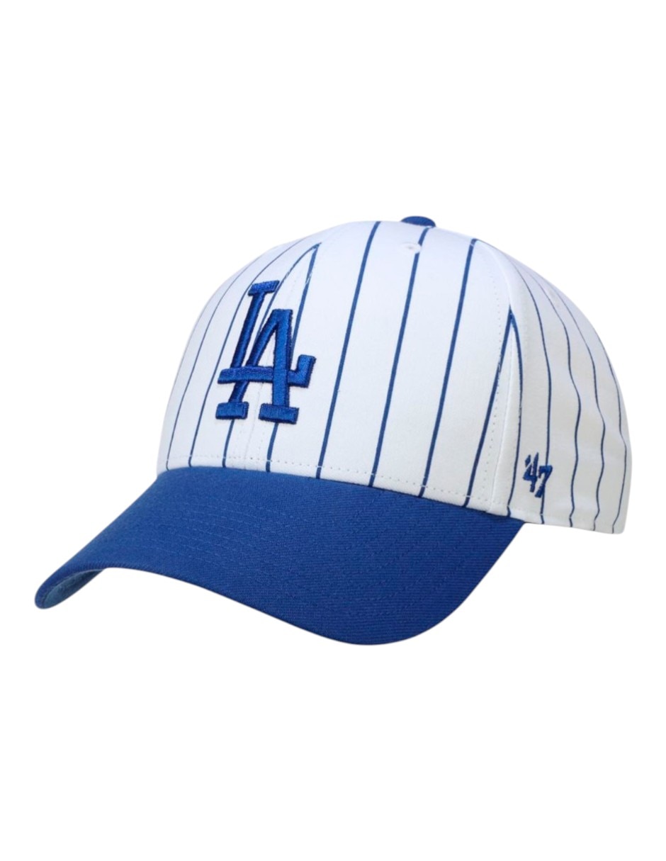 Gorra visera curva velcro para béisbol 47 brand dodgers pinstripe dodgers de los ángeles los angeles dodgers unisex