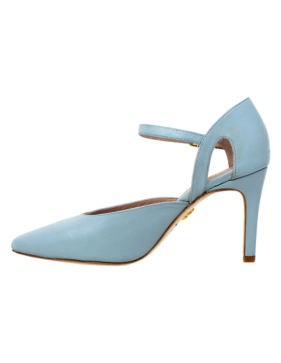 Zapatilla de piel Lea