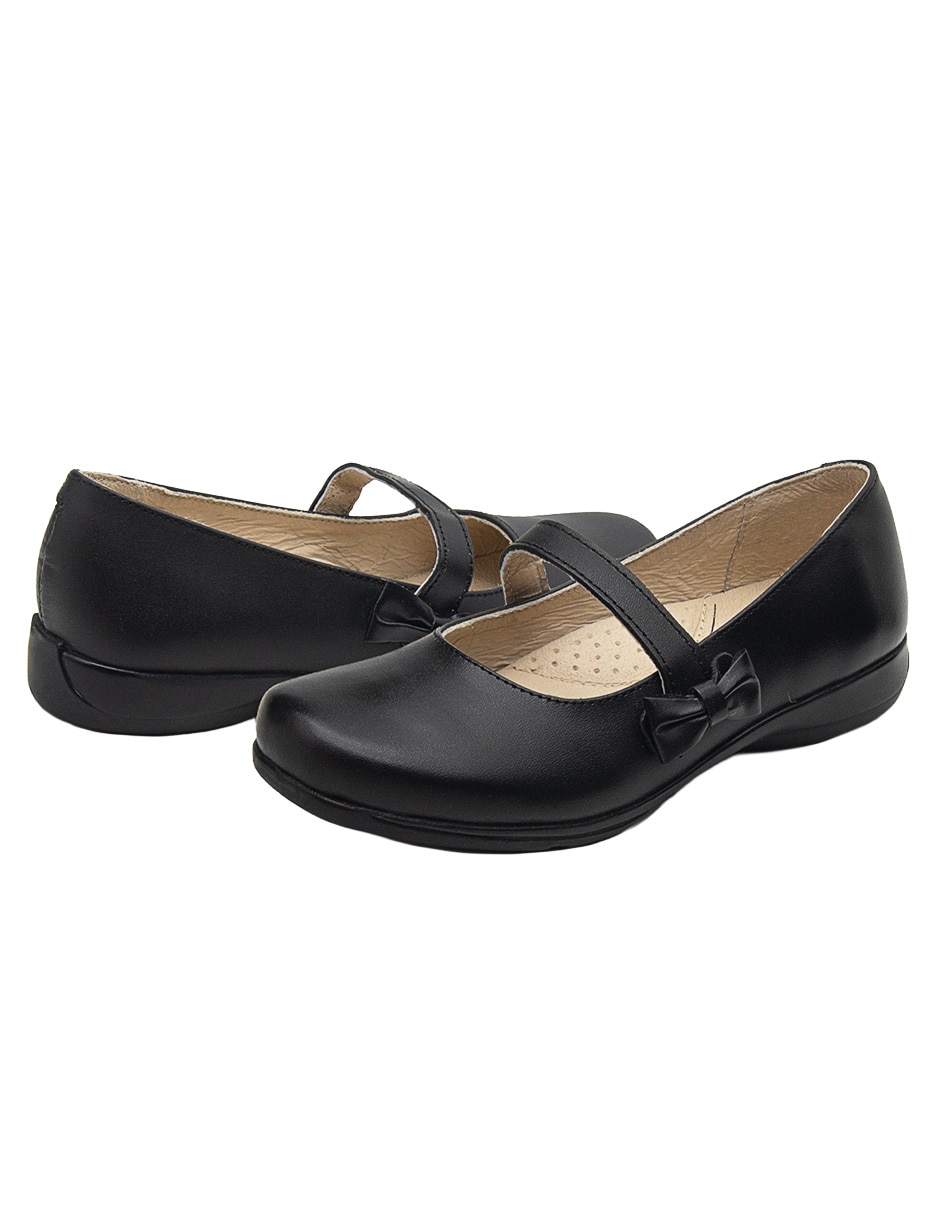 Zapato Dogi Back To School de piel para niña