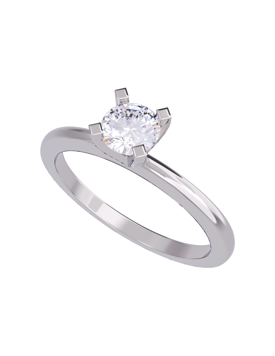 Anillo de compromiso 10 k Diamantes Fonelli diamante 4