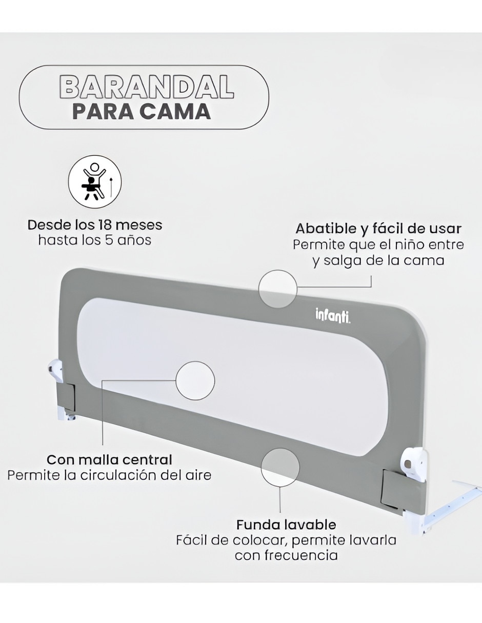 Barandal para convertir a cama infantil Xtellar