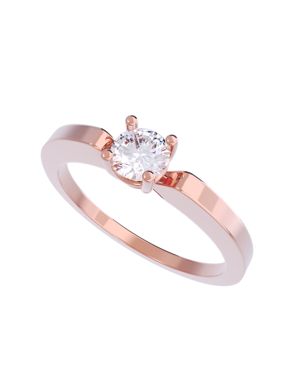 Anillo de compromiso 10 k Diamantes Fonelli diamante 2