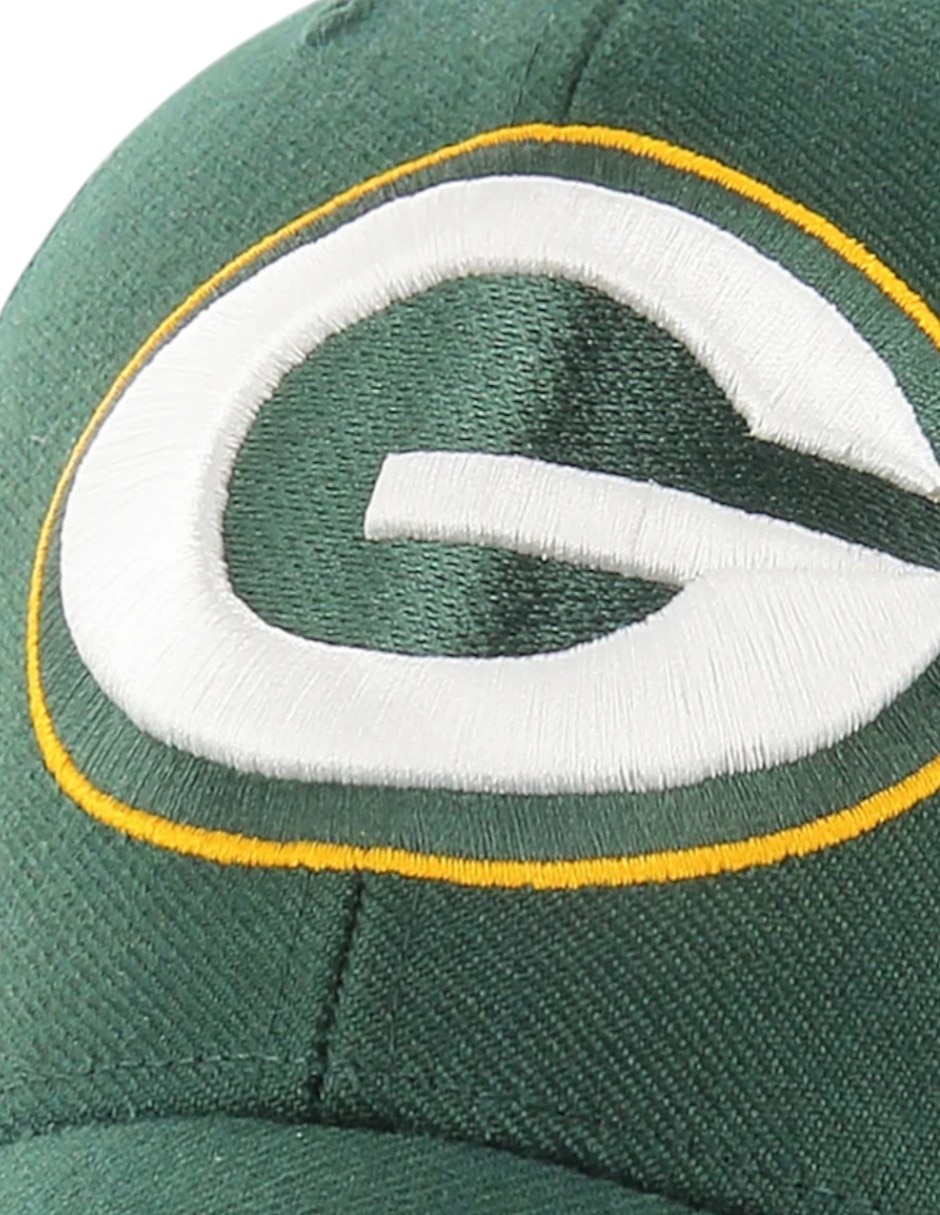 Gorra visera curva velcro casual 47 Brand Green Bay Packers unisex
