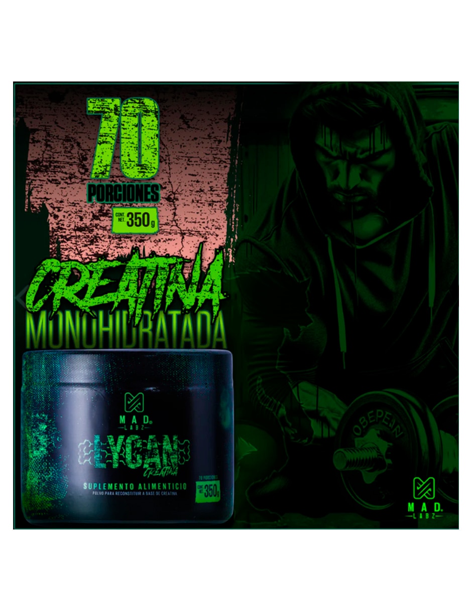 Creatina Lycan Mad Labz 3