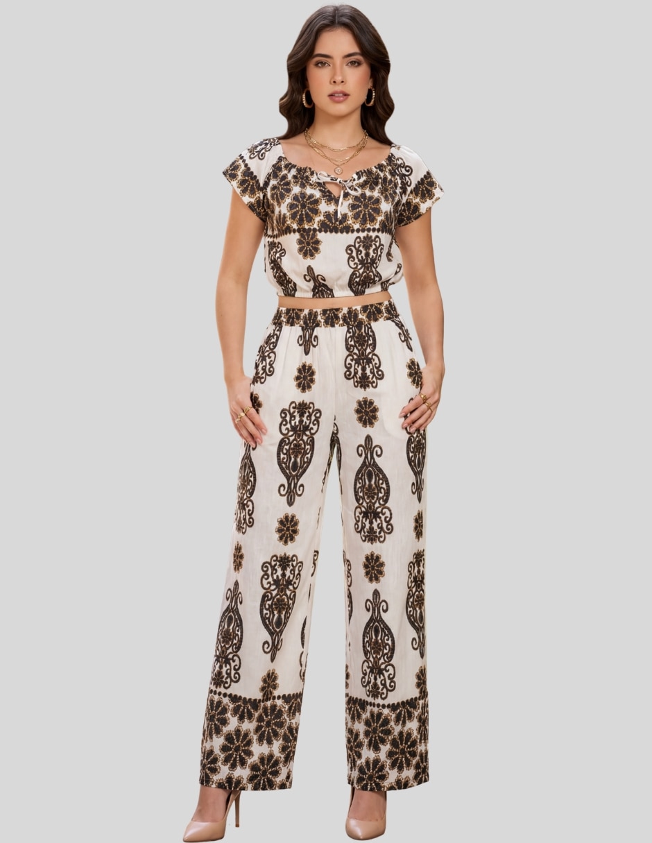 Conjunto de vestir de dos piezas para mujer 6