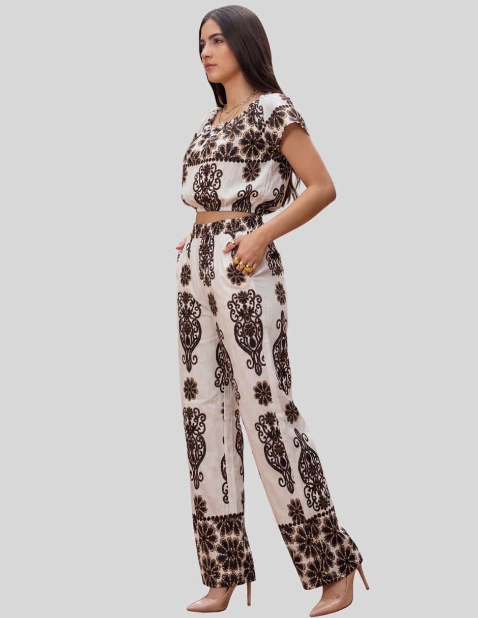 Conjunto de vestir de dos piezas para mujer 4