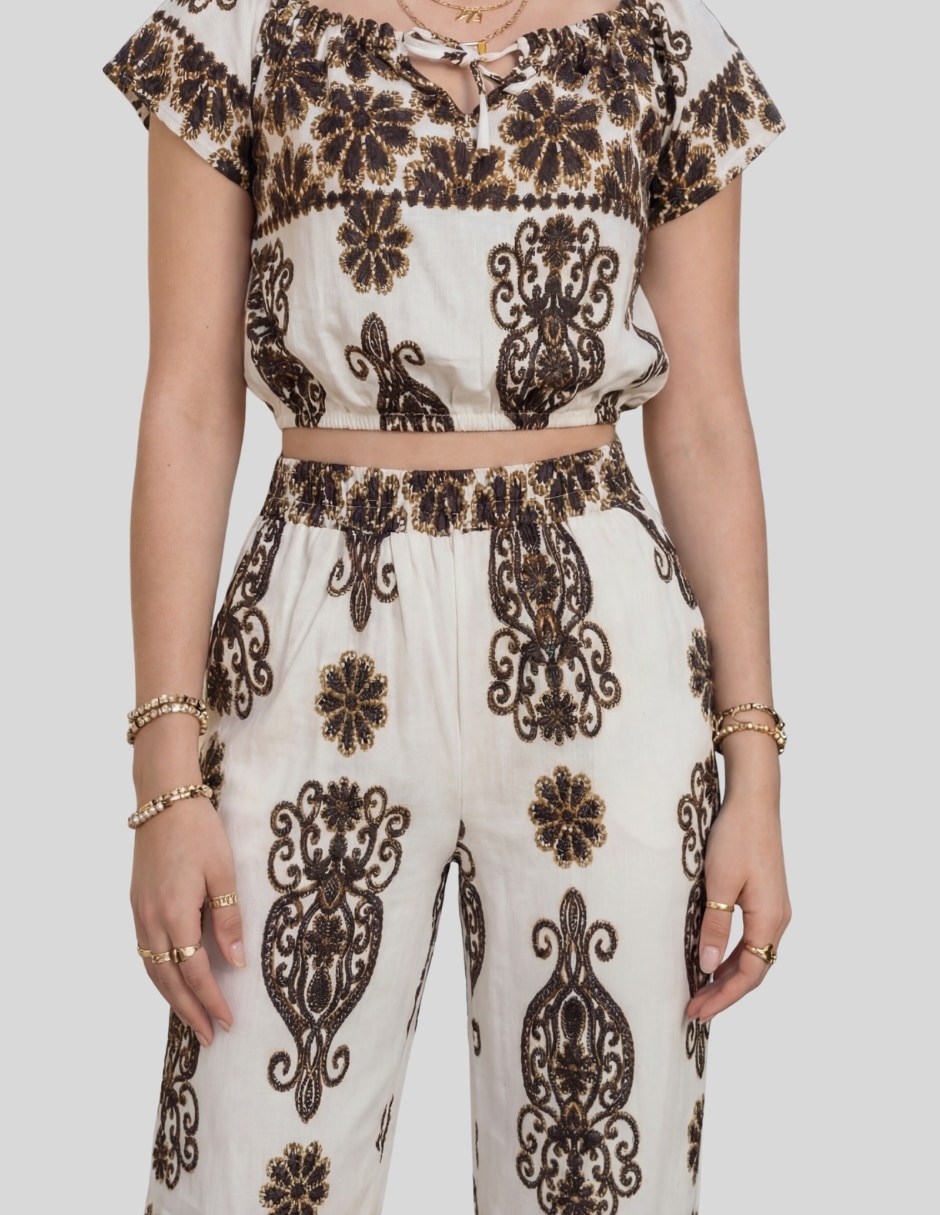 Conjunto de vestir de dos piezas para mujer 3