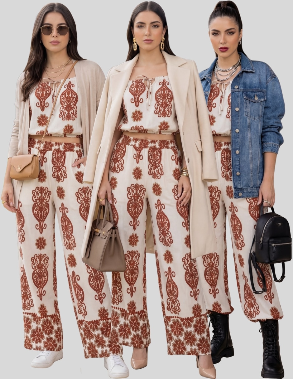 Conjunto de vestir Malabis de dos piezas para mujer