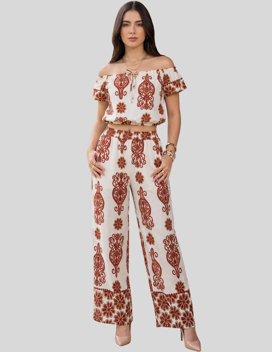 Conjunto de vestir Malabis de dos piezas para mujer