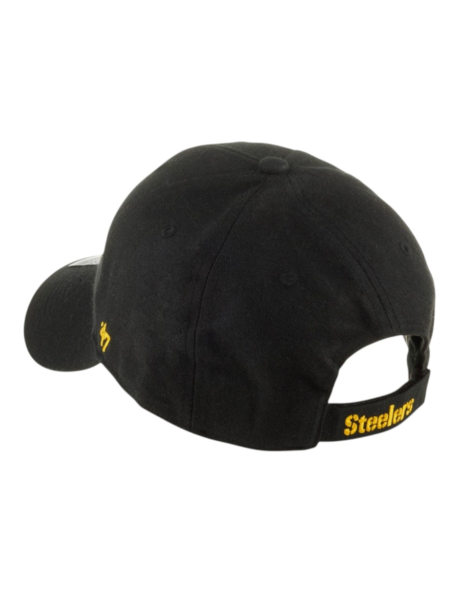 Gorra visera curva velcro casual 47 Brand NFL MVP Pittsburgh Steelers unisex
