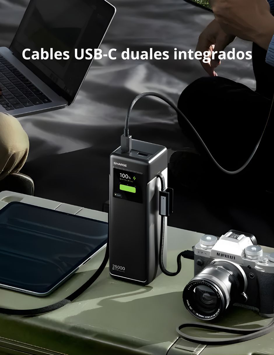 Batería portátil 25000 mAh X6 3