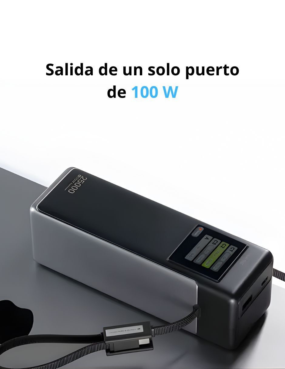 Batería portátil 25000 mAh X6 2