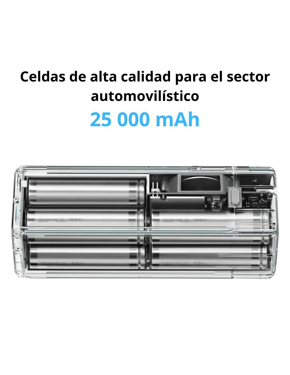 Batería portátil 25000 mAh X6 6