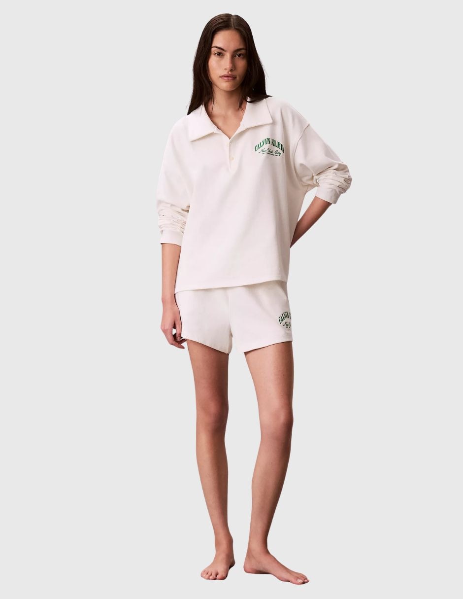 Short pijama Calvin Klein de algodón para mujer