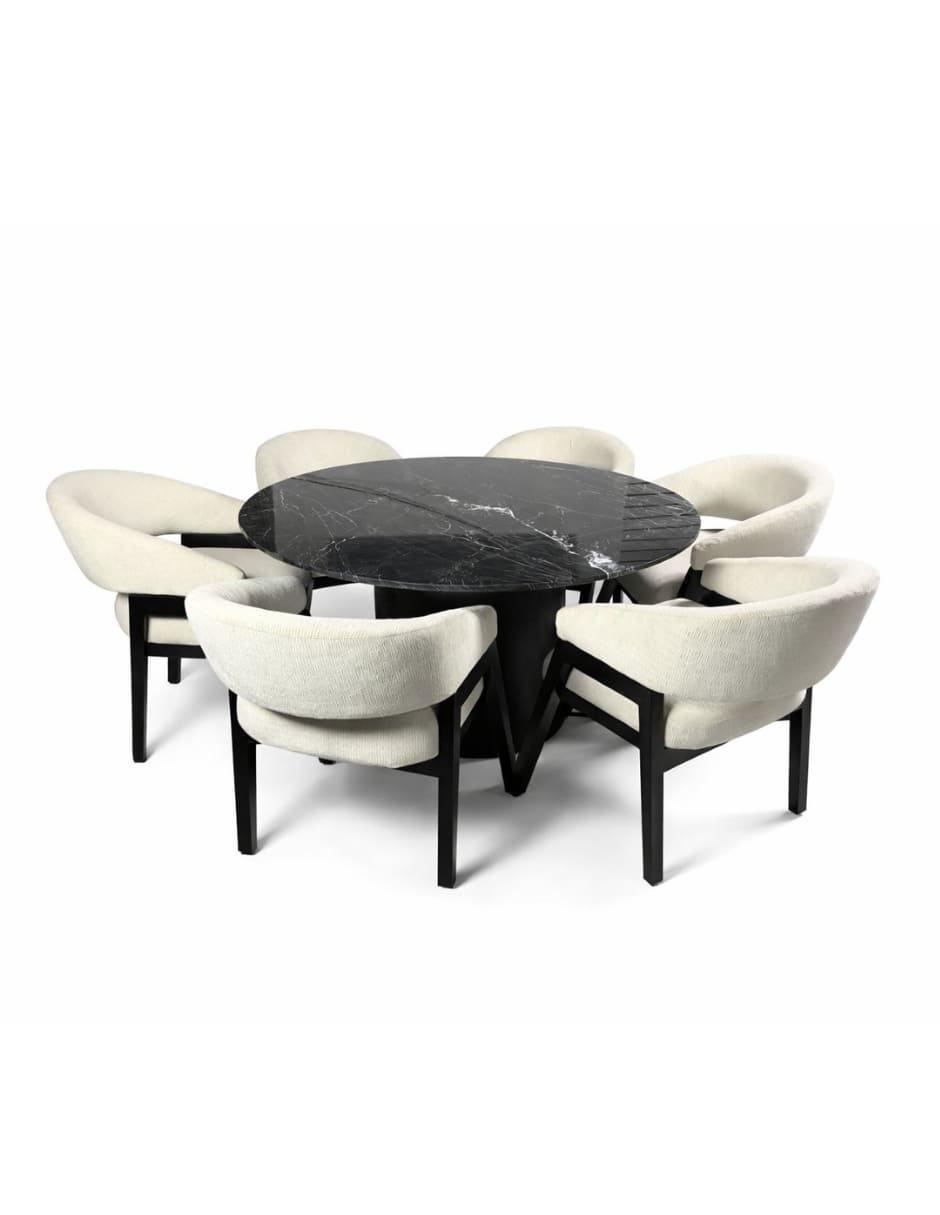 Comedor para 6 personas de mármol 1