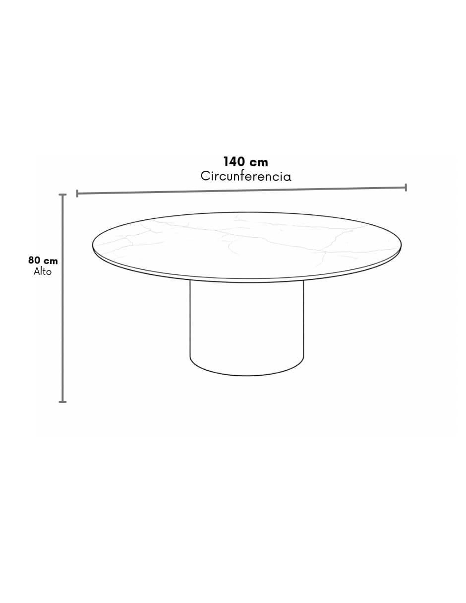 Comedor para 6 personas de mármol 10