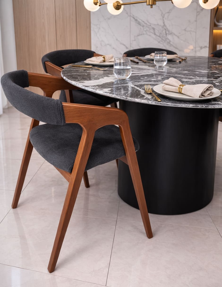 Comedor comedor vaniglam para 6 personas de mármol