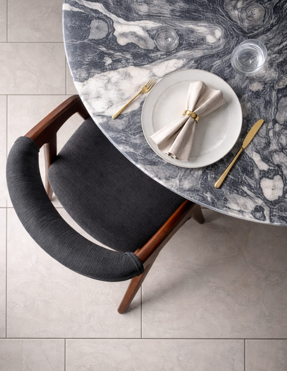 Comedor comedor vaniglam para 6 personas de mármol