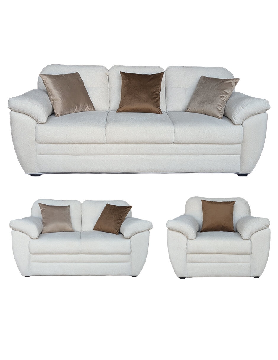 GALO FURNITURE Sala 3 piezas Nova Galo Furniture de suede
