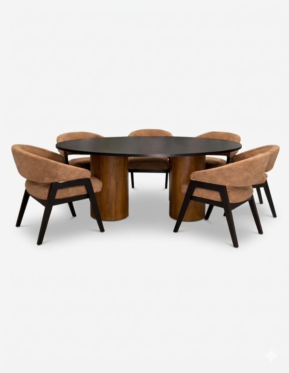 Comedor comedor para 6 personas de mdf melamina