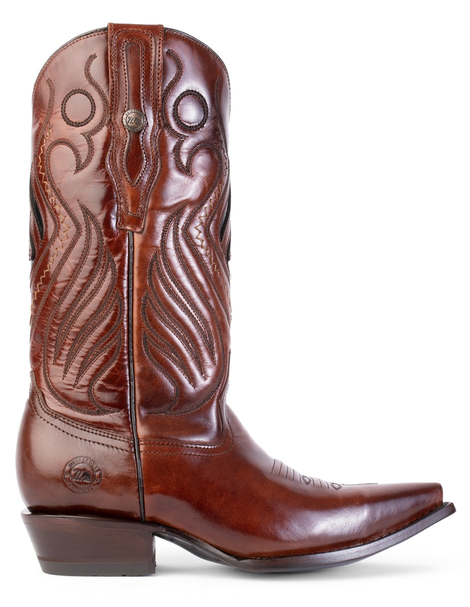 Bota Siete Leguas Vaquera de piel para hombre