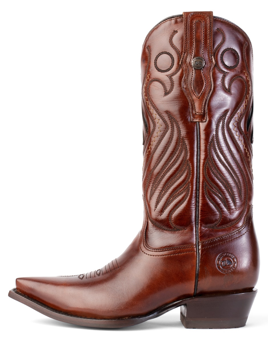 Bota Vaquera de piel para hombre
