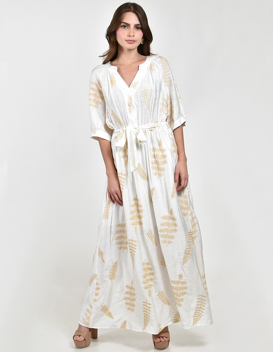 Vestido largo casual para mujer 4