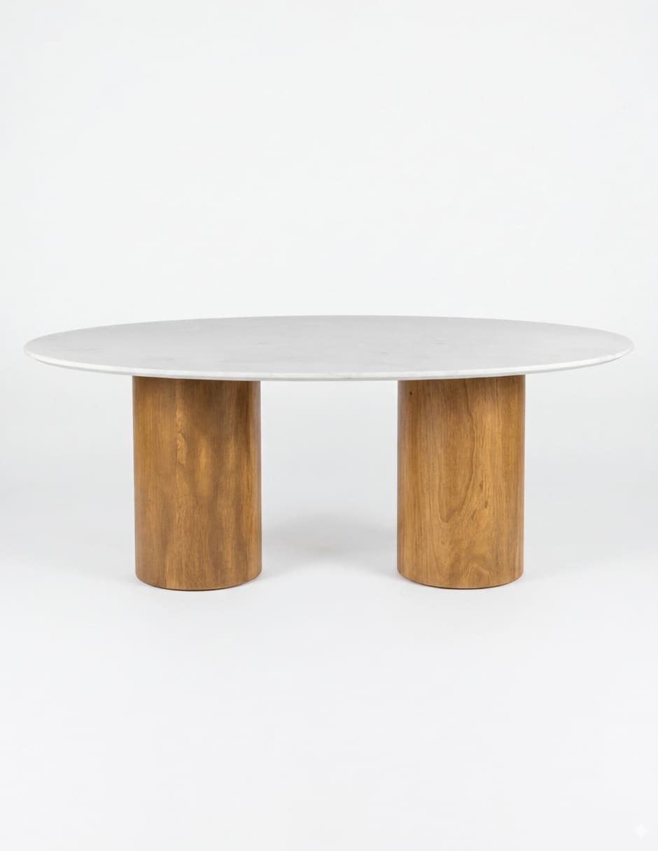Mesa de comedor No Mesa de comedor de Madera y mármol Mesa de comedor No Mesa de comedor de Madera y mármol