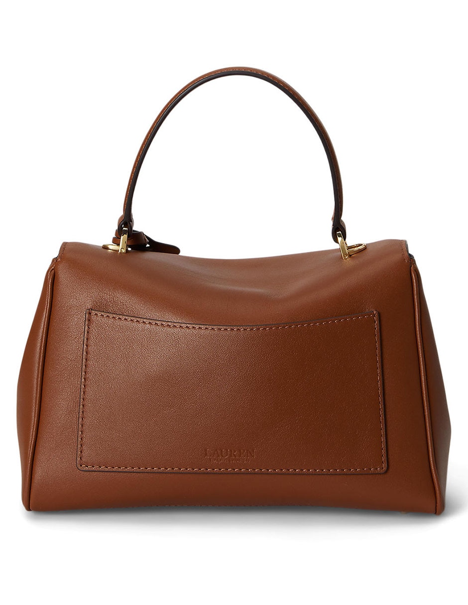 Bolsa satchel de piel para mujer 3