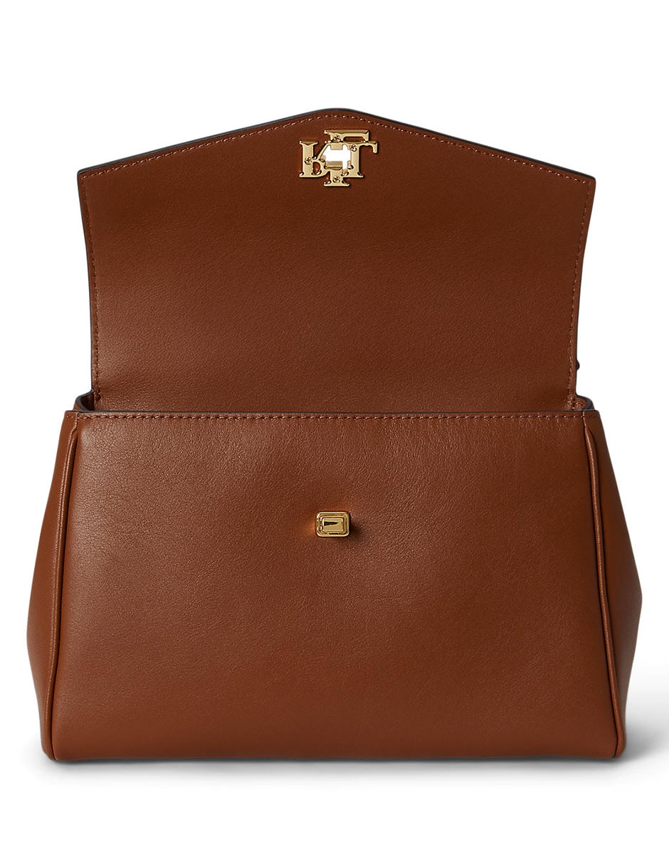 Bolsa satchel de piel para mujer 4
