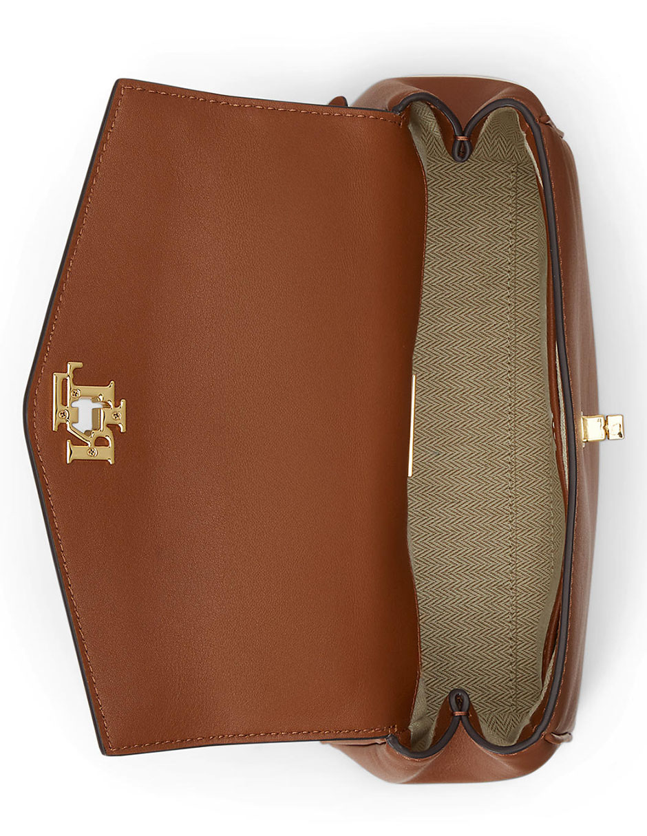 Bolsa satchel de piel para mujer 5