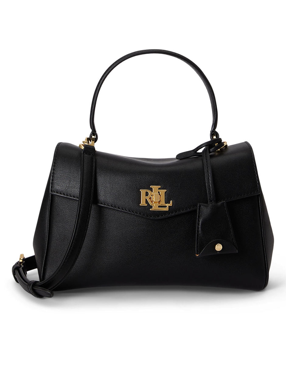 Bolsa satchel de piel para mujer