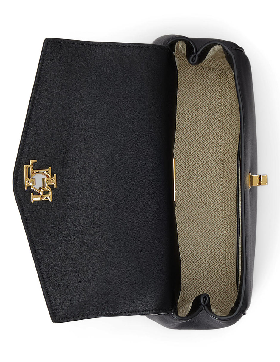 Bolsa satchel de piel para mujer