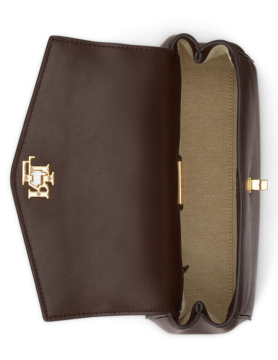 Bolsa satchel de piel para mujer 4