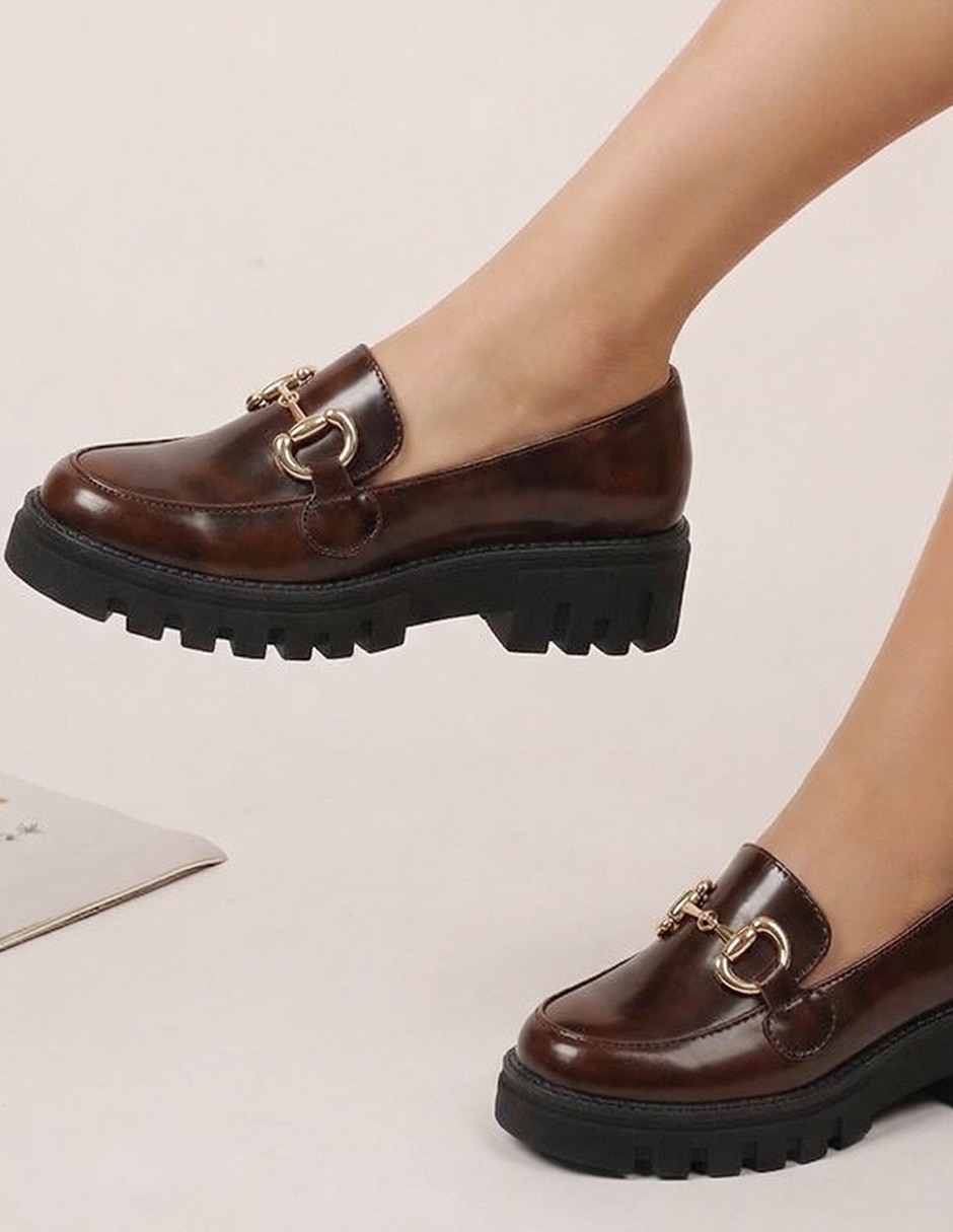 Zapato A temporal de Sintético para mujer 4