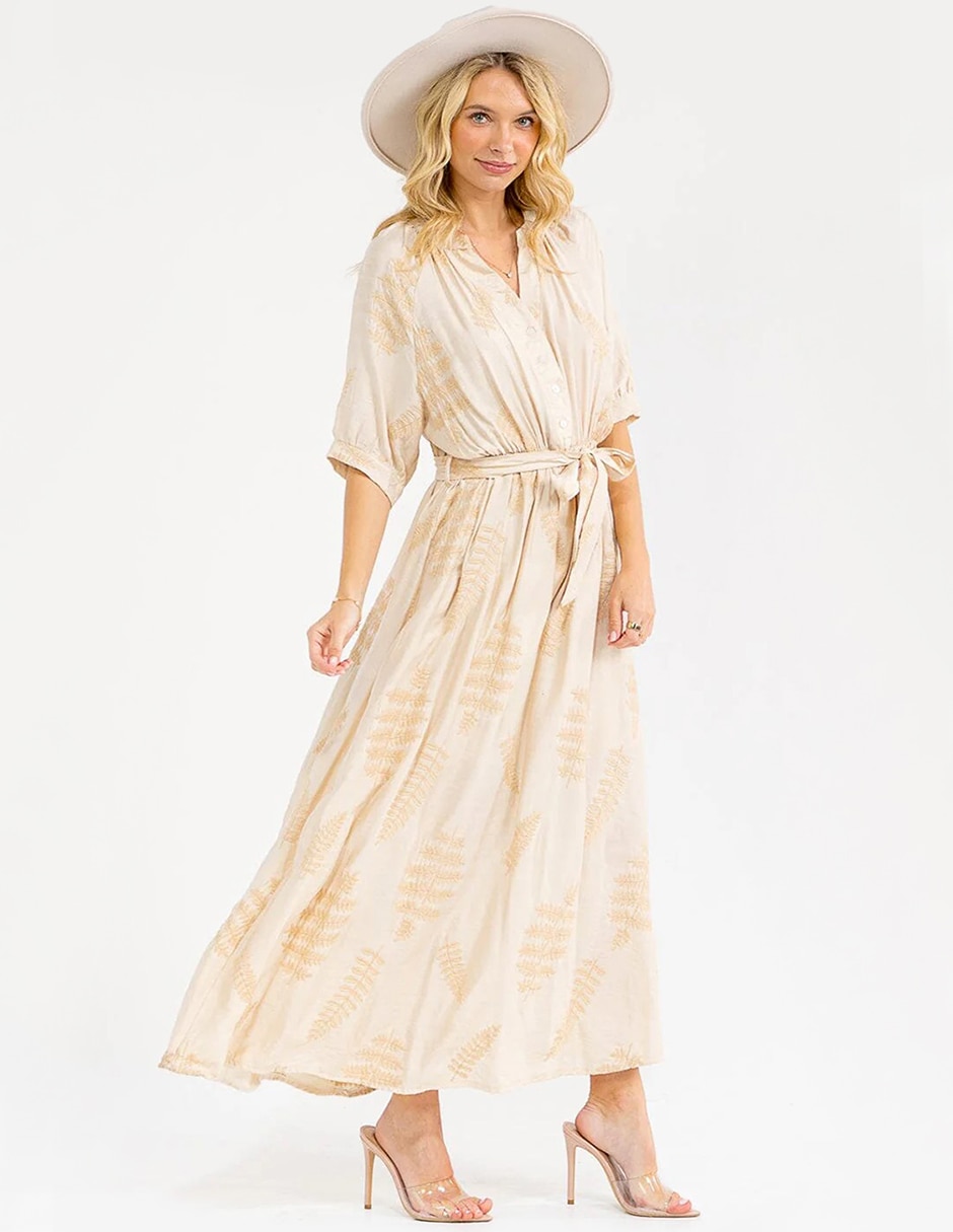 Vestido largo casual para mujer 4