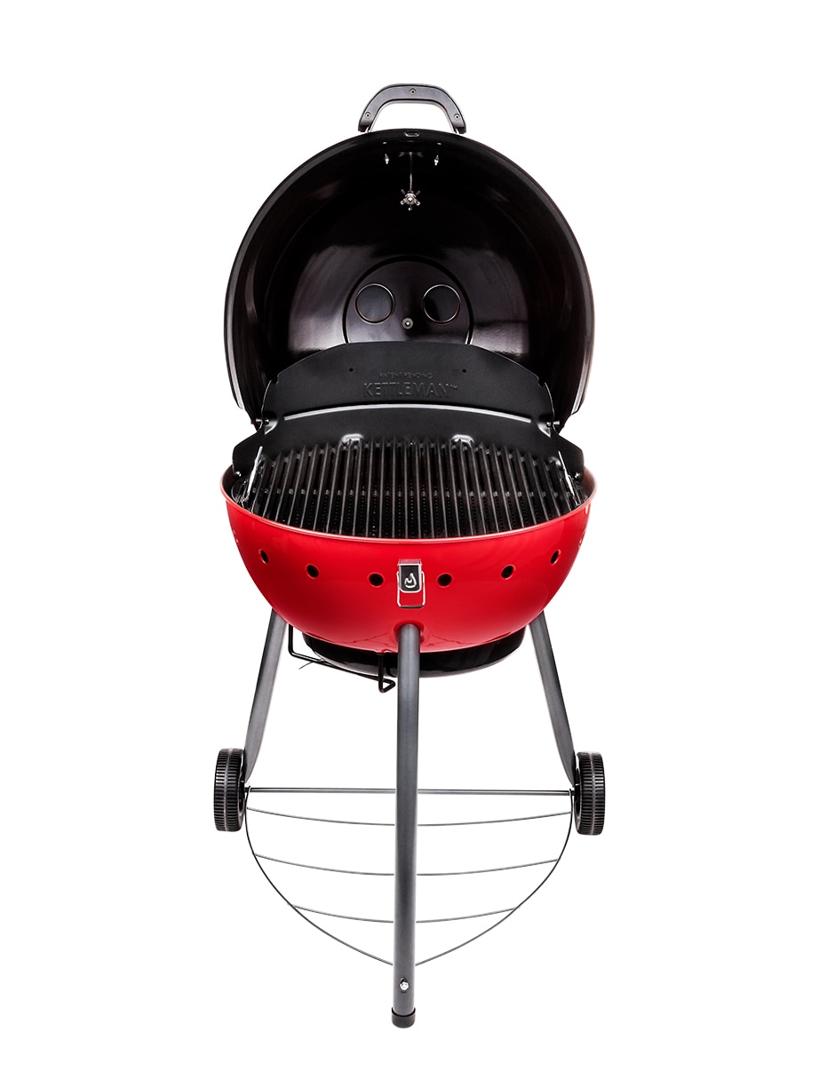 Asador carbón Charbroil Kettleman de acero inoxidable