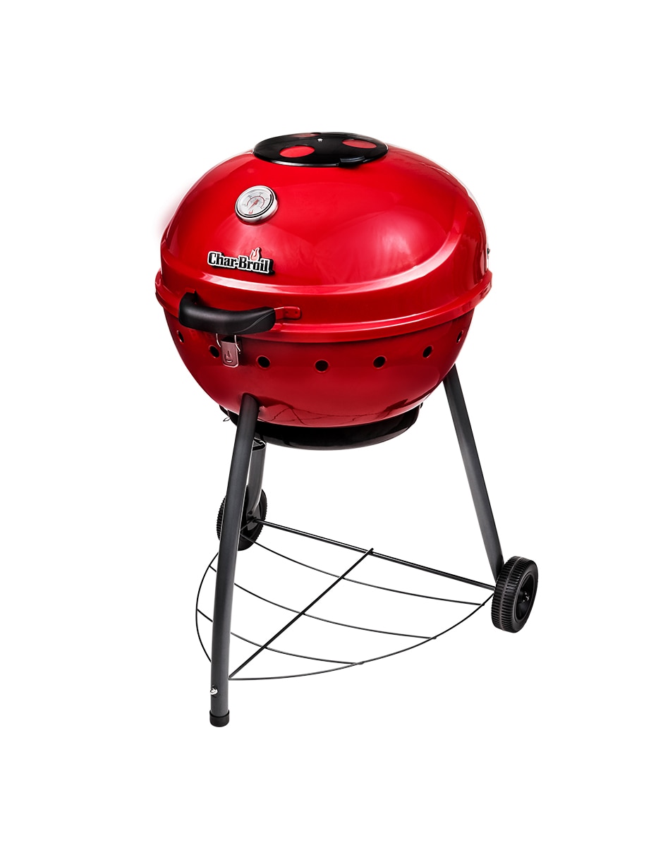 Asador carbón Charbroil Kettleman de acero inoxidable