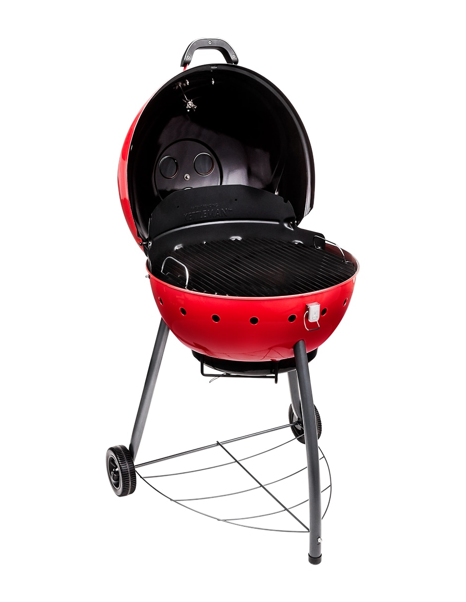 Asador carbón Charbroil Kettleman de acero inoxidable