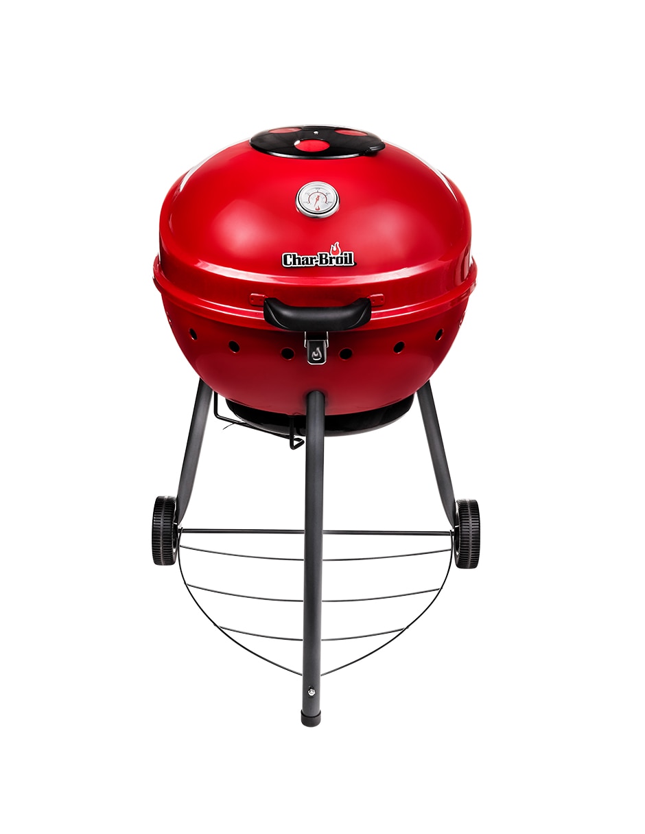 Asador carbón Charbroil Kettleman de acero inoxidable