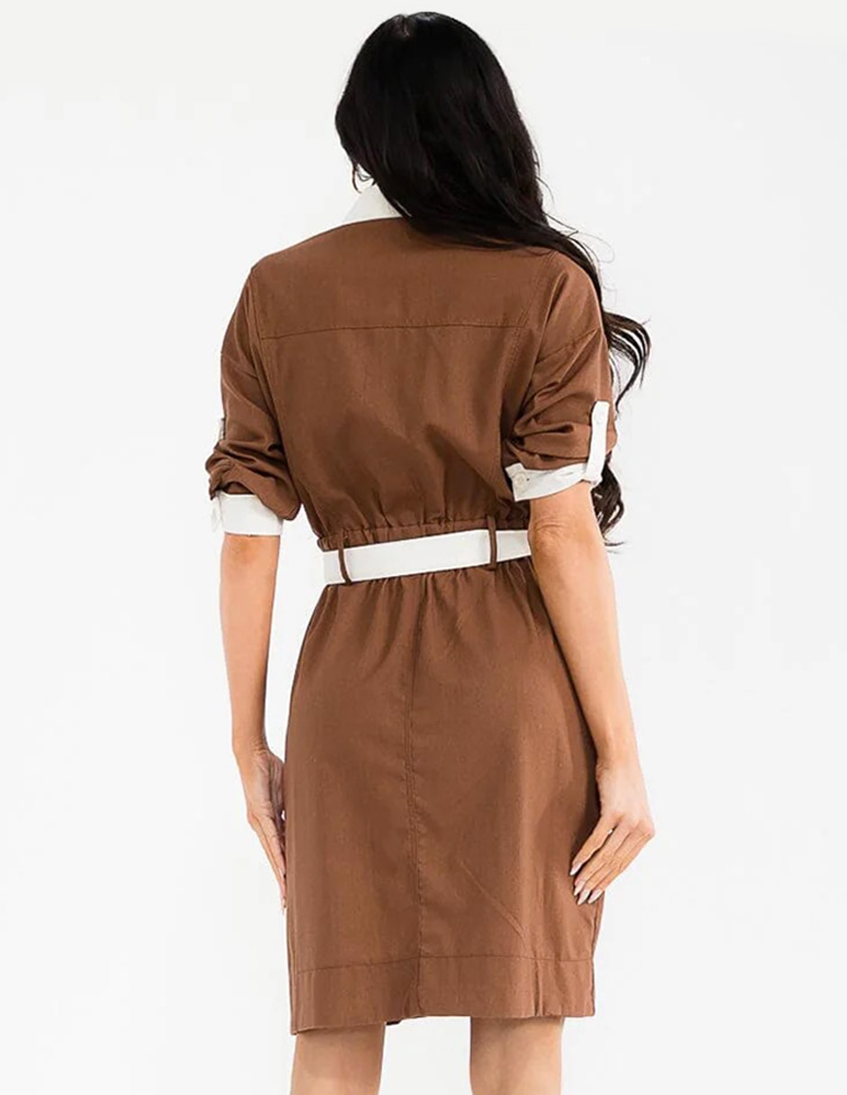 Vestido corto casual roman fashion para mujer