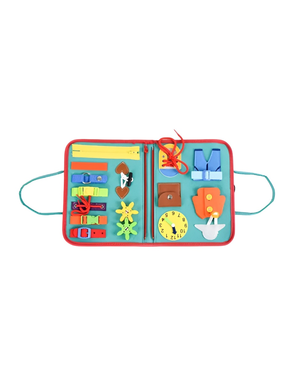 juguete tablero montessori sensorial 7 en 1 xtellar juego didáctico para unisex
