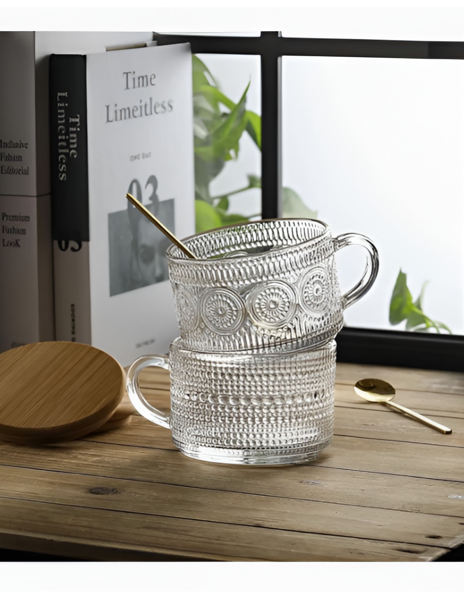 Set de tazas con tapa Xtellar 4 piezas