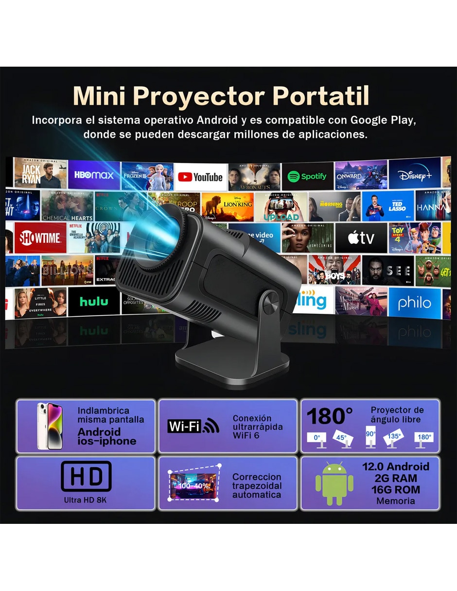 Proyector Petukita Box HY320 Pro